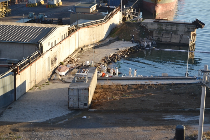İzmit Körfezi'nde sızan petrol deniz kirliliğine neden oldu galerisi resim 44