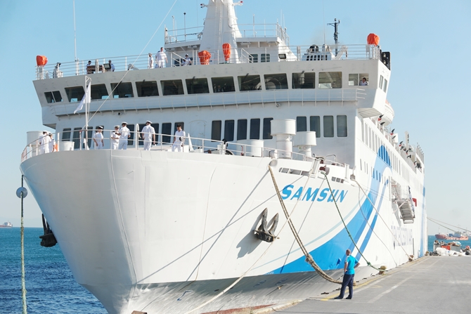T/S SAMSUN Eğitim Gemisi Zeyport'tan yola çıktı galerisi resim 16