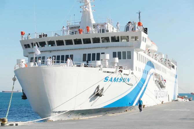 T/S SAMSUN Eğitim Gemisi Zeyport'tan yola çıktı galerisi resim 18