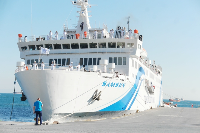 T/S SAMSUN Eğitim Gemisi Zeyport'tan yola çıktı galerisi resim 19