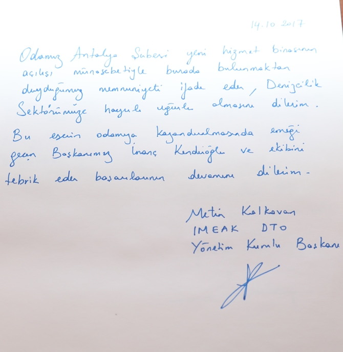 İMEAK DTO Antalya Şubesi'nin yeni binası hizmete girdi galerisi resim 16