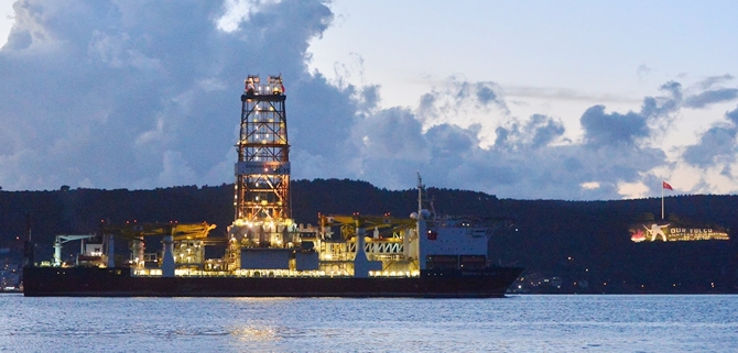 Türkiye'nin ilk sondaj gemisi Marmara Denizi'nde galerisi resim 6