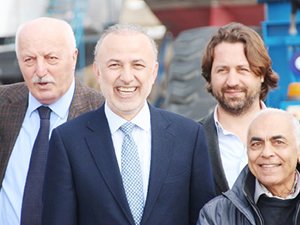 Metin Kalkavan, Bodrum'da denizcilerle bir araya geldi