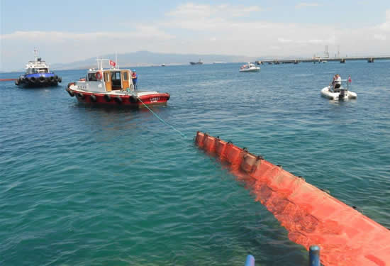 UZMAR'dan deniz kirliliği acil müdahale tatbikatı galerisi resim 3