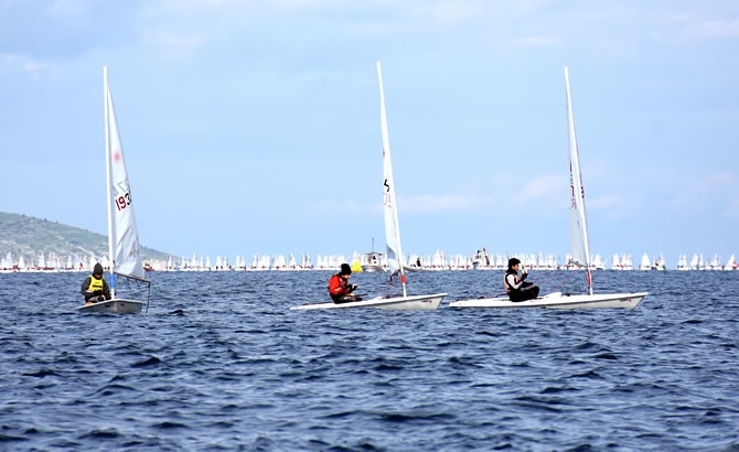 Türkiye Yelken Federasyonu Kış Kupası Yarışları başladı galerisi resim 7