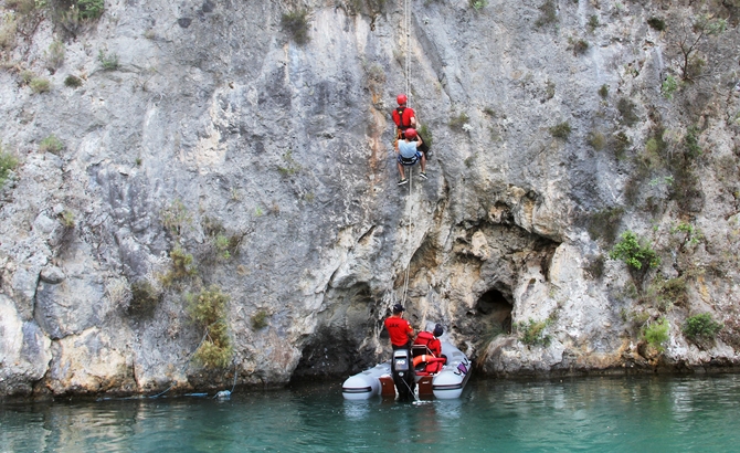 JAK timi, Fethiye'de kurtarma tatbikatı gerçekleştirdi galerisi resim 4