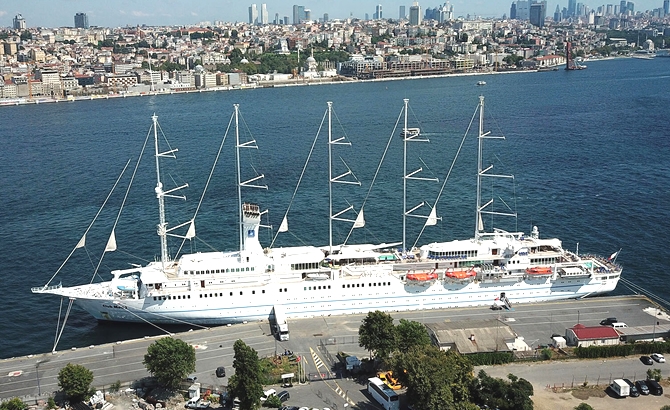 'Club Med 2' yolcu gemisi, Sarayburnu'na demir attı galerisi resim 11