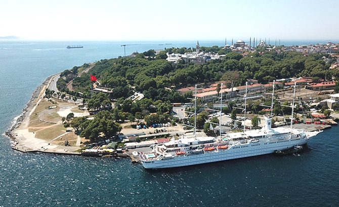 'Club Med 2' yolcu gemisi, Sarayburnu'na demir attı galerisi resim 13