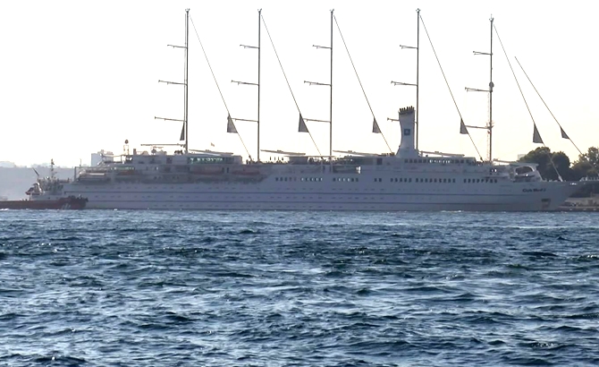 'Club Med 2' yolcu gemisi, Sarayburnu'na demir attı galerisi resim 4
