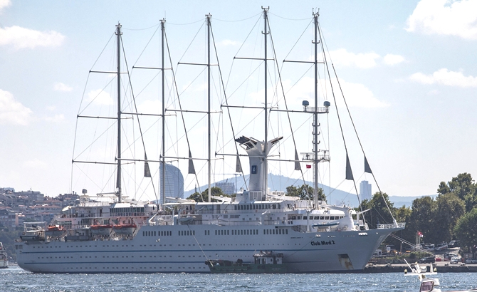 'Club Med 2' yolcu gemisi, Sarayburnu'na demir attı galerisi resim 5