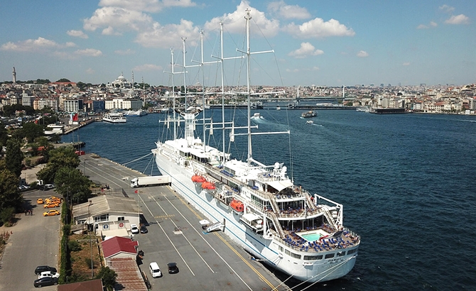 'Club Med 2' yolcu gemisi, Sarayburnu'na demir attı galerisi resim 6