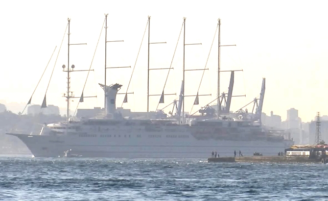 'Club Med 2' yolcu gemisi, Sarayburnu'na demir attı galerisi resim 8