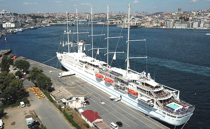 'Club Med 2' yolcu gemisi, Sarayburnu'na demir attı galerisi resim 9