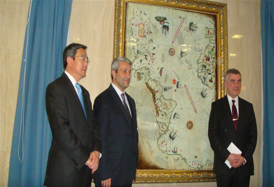 Piri Reis Haritası, IMO duvarını süsledi galerisi resim 12