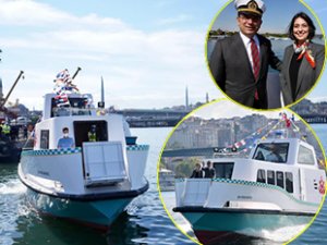 Yerli ve milli İBB Deniz Taksi suya indirildi