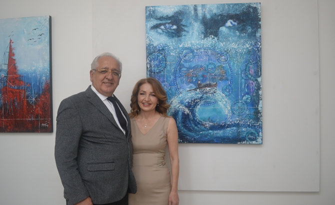 Ressam Ayşen Can'ın ‘Sır-lı Seyir’ Sergisi açıldı galerisi resim 11