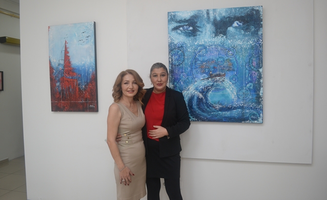 Ressam Ayşen Can'ın ‘Sır-lı Seyir’ Sergisi açıldı galerisi resim 12