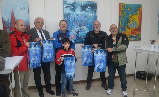 Ressam Ayşen Can'ın ‘Sır-lı Seyir’ Sergisi açıldı galerisi resim 2