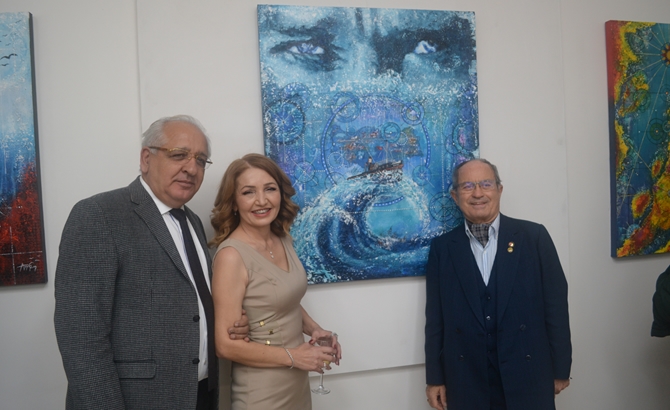 Ressam Ayşen Can'ın ‘Sır-lı Seyir’ Sergisi açıldı galerisi resim 28