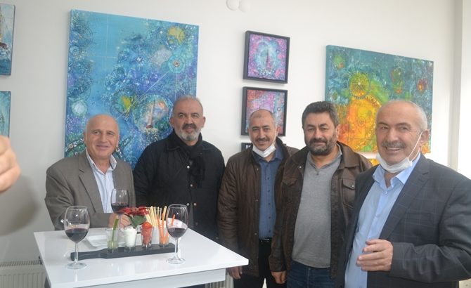 Ressam Ayşen Can'ın ‘Sır-lı Seyir’ Sergisi açıldı galerisi resim 29