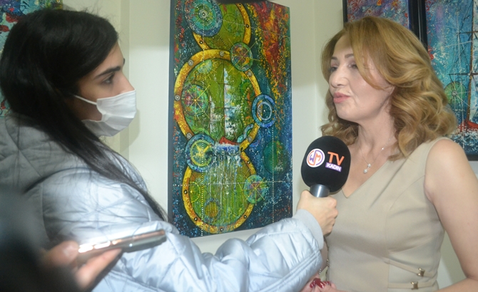 Ressam Ayşen Can'ın ‘Sır-lı Seyir’ Sergisi açıldı galerisi resim 34