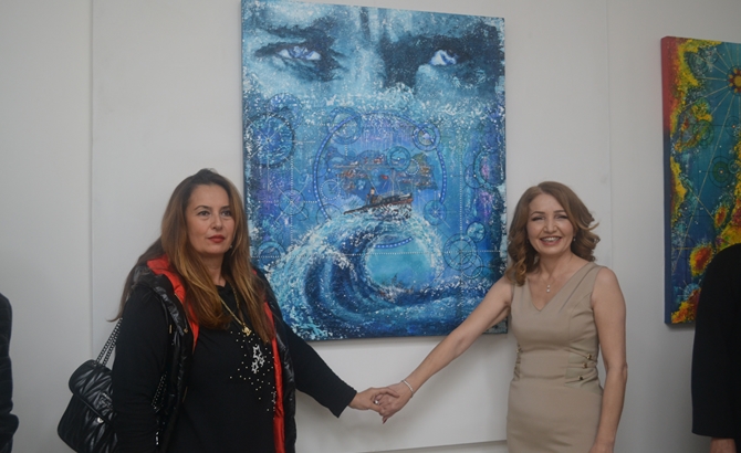 Ressam Ayşen Can'ın ‘Sır-lı Seyir’ Sergisi açıldı galerisi resim 35