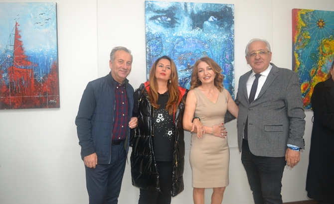 Ressam Ayşen Can'ın ‘Sır-lı Seyir’ Sergisi açıldı galerisi resim 36