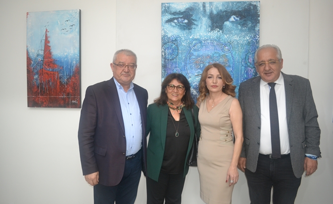 Ressam Ayşen Can'ın ‘Sır-lı Seyir’ Sergisi açıldı galerisi resim 38