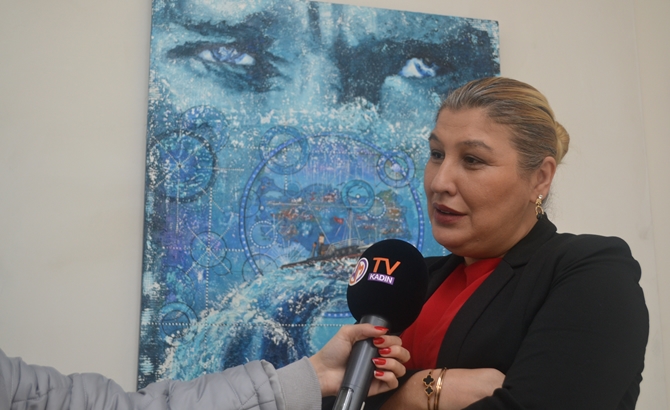 Ressam Ayşen Can'ın ‘Sır-lı Seyir’ Sergisi açıldı galerisi resim 5