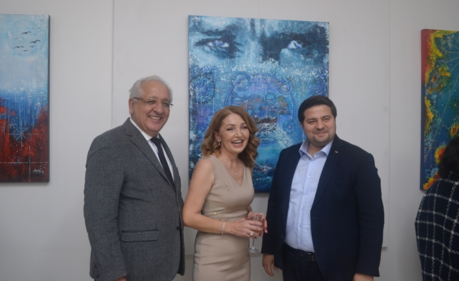 Ressam Ayşen Can'ın ‘Sır-lı Seyir’ Sergisi açıldı galerisi resim 54