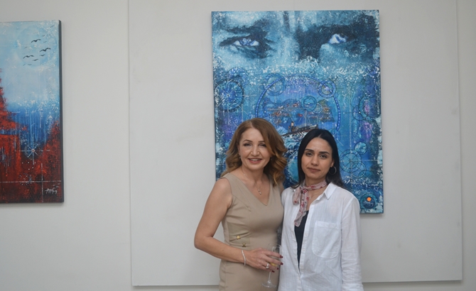 Ressam Ayşen Can'ın ‘Sır-lı Seyir’ Sergisi açıldı galerisi resim 56