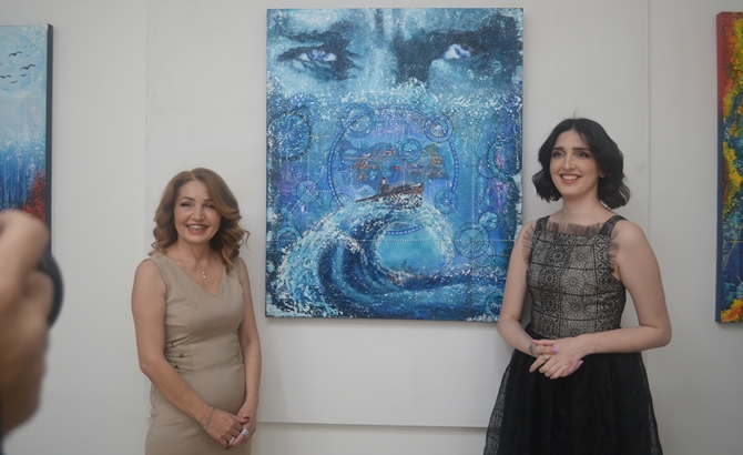 Ressam Ayşen Can'ın ‘Sır-lı Seyir’ Sergisi açıldı galerisi resim 9