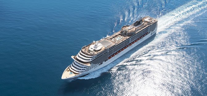 MSC'den 55 milyon euroluk turizm geliri müjdesi