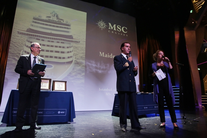 Denizlerin "mücevheri” MSC Preziosa İstanbul’a demirledi galerisi resim 2