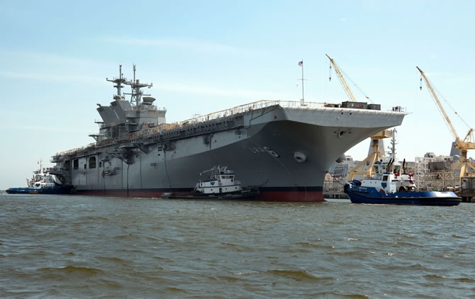 USS America, ABD Donanması'na teslim edildi galerisi resim 11