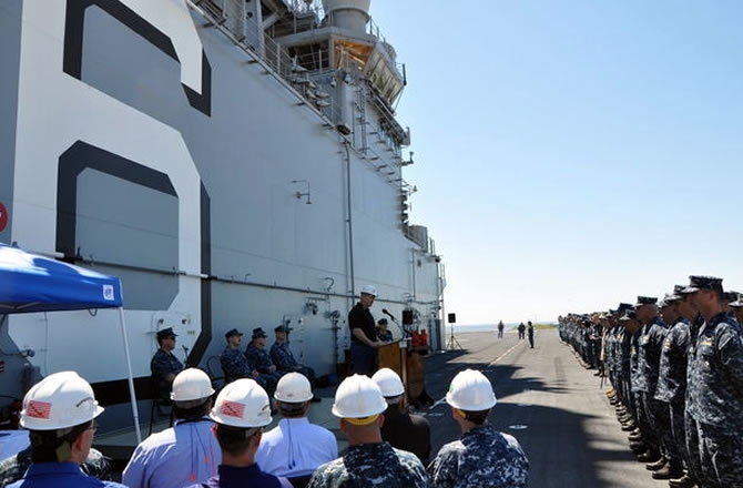 USS America, ABD Donanması'na teslim edildi galerisi resim 2
