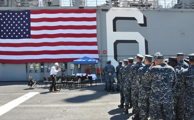 USS America, ABD Donanması'na teslim edildi galerisi resim 3