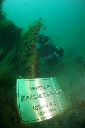 Kahraman gemi Mesudiye’ye 100. yılında anı dalışı galerisi resim 25