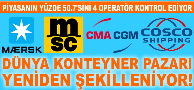 Dünya konteyner pazarı, yeniden şekilleniyor!