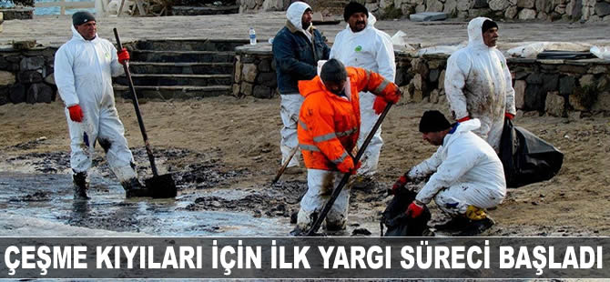 Çeşme'de deniz kirliliğiyle ilgili ilk yargı süreci başladı