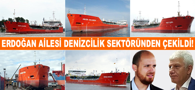 Erdoğan ailesi denizcilik sektöründen çekildi! BMZ Denizcilik'e ait 5 adet kimyasal ürün tankeri satıldı