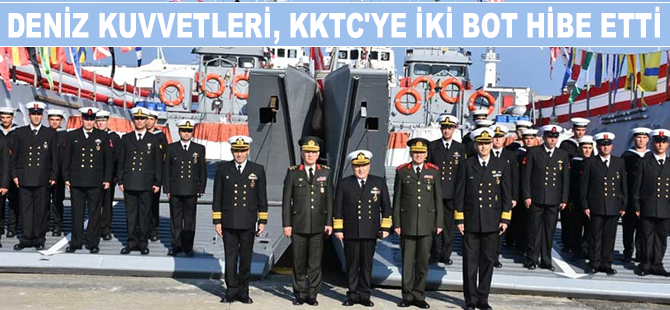 Türkiye, Kuzey Kıbrıs Sahil Güvenlik Komutanlığı'na iki bot hibe etti