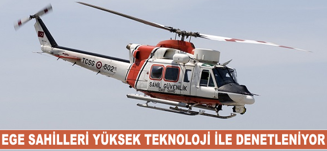 Ege sahilleri yüksek teknoloji ile denetleniyor