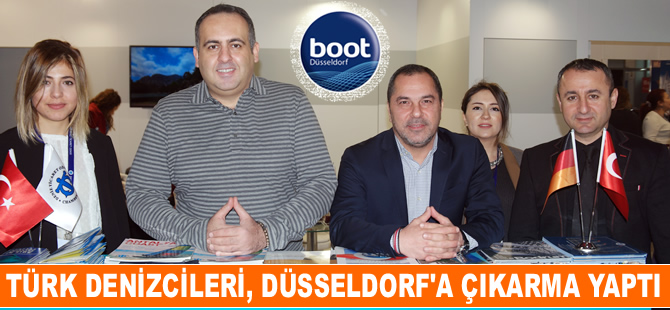 Türk denizcileri, Boot Düsseldorf'a adeta çıkarma yaptı