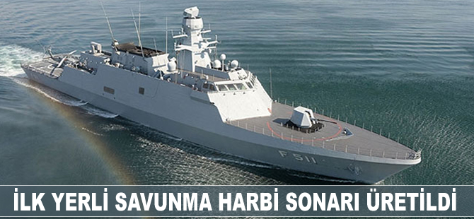 İlk yerli savunma harbi sonarı üretildi