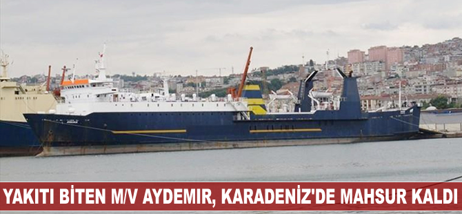 Yakıtı biten Ro-Ro, Karadeniz'de mahsur kaldı