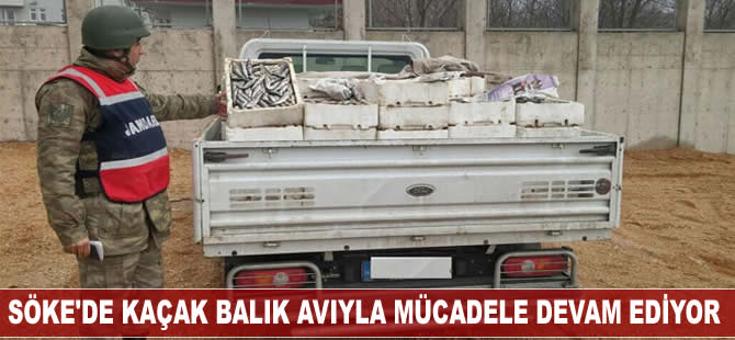 Söke’de kaçak balık avıyla mücadele devam ediyor