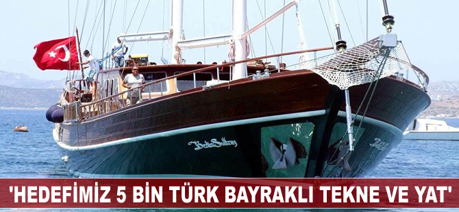 'Hedefimiz 5 bin Türk bayraklı tekne ve yat'