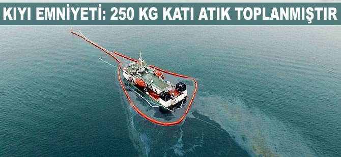 Kıyı Emniyeti: 250 kg katı atık toplanmıştır