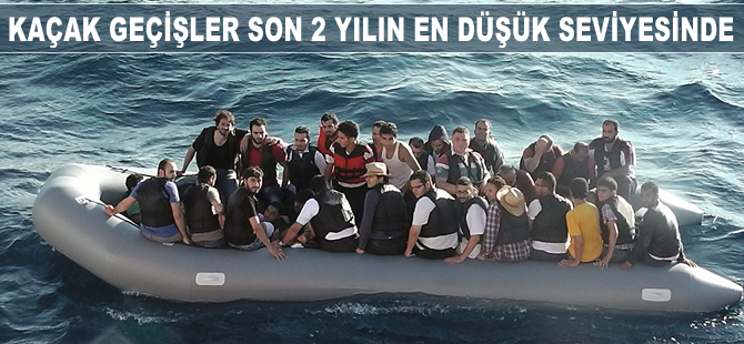 Denizden kaçak geçişler son 2 yılın en düşük seviyelerinde